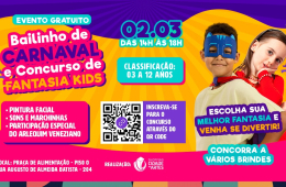 Bailinho de carnaval  e Concurso de Fantasia Kids 2025